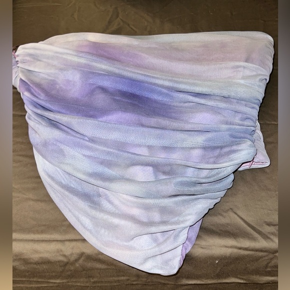 TULLE STRAPLESS TOP - Picture 2 of 5